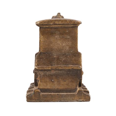 Metal Train Engine Statue in English Art