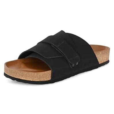 Buy Centrino Men’s Berkin-Style Slip-On Sandals | Open Toe Design ...