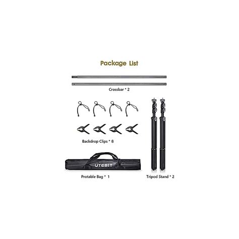UTEBIT 5x6.5ft Backdrop Stand with 8 Clips, India | Ubuy