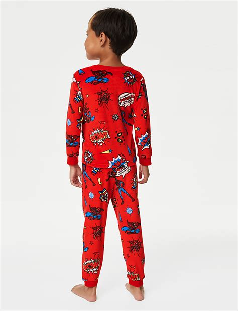 Buy Spider-Man™ Velour Pyjamas (2-8 Yrs) at Marks & Spencer