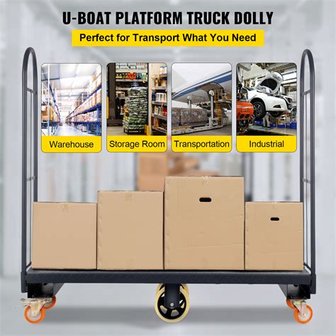 U-boat Utility Cart 60l*60h With Removable Handles And 2000lbs Capacity ...