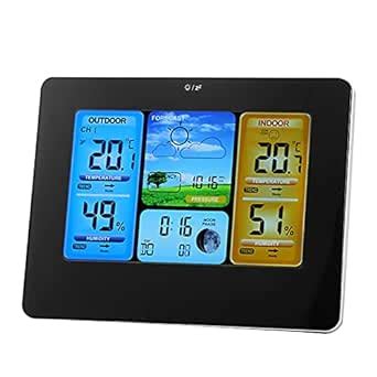 Adium LCD Forecast Station Weather Station Digital Barometer Indoor ...