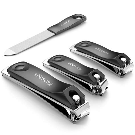 Buy Kaasage Nail Clippers Set ï¼Å’Pointed Nail Clipper, Flat-angle Nail ...