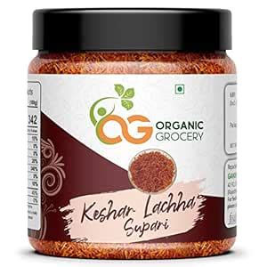 Organic Grocery Sweet Kesar Lachha Salli Supari - 250gm | Sali Supari ...