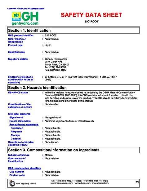 Phosphoric Acid Msds