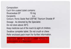 Rivaflo 10 MG | Order Rivaflo 10 MG Tablet Online at Truemeds