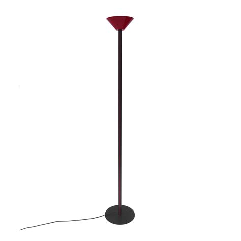 Memphis Inspired Uplighters 1980s Floor Lamp Red Black Postmodern ...