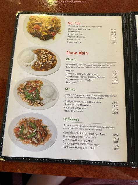 Menu at Golden Crown Chinese Restaurant, Stillwater