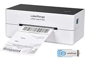 LabelRange 300DPI Direct Thermal Label Printer - 4x6 Shipping Label ...