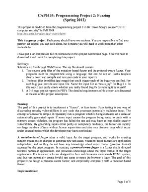 Fillable Online cs ucf programming project 2 fuzzing form Fax Email ...