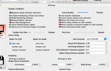 Lightburn Software Set Up 的图像结果