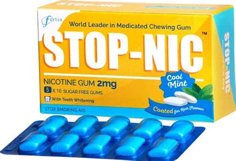 Buy STOP-NIC 2MG NICOTINE GUMS (5 BLISTER PACK) BOX OF 50 'S Online ...