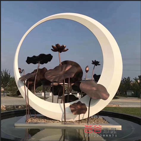 不锈钢雕塑工程实例-曲阳县艺谷园林雕塑有限公司
