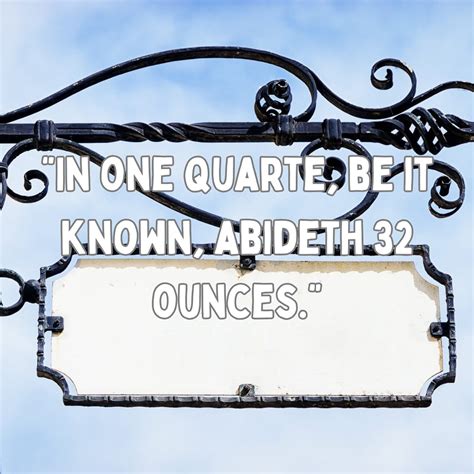 How Many Ounces in a Quart? 32 Easy Answers - Plain Living