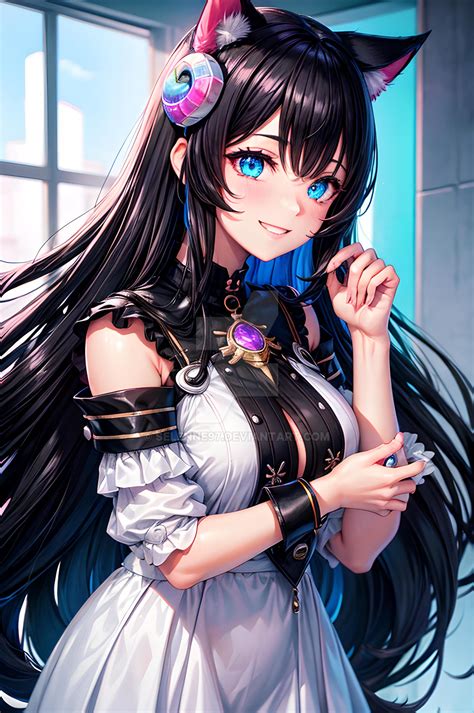 Anime girl by selenne97 on DeviantArt