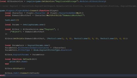 Hitbox Script 的图像结果