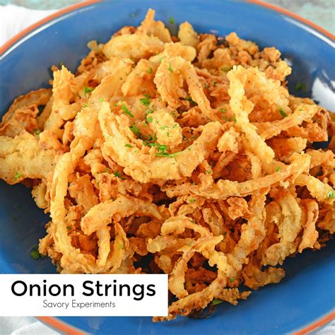 Onion Strings are buttermilk soaked and lightly seasoned fried onions. Perfect for topping ...