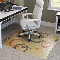Image result for Decorative Pattern Office Chair Mat