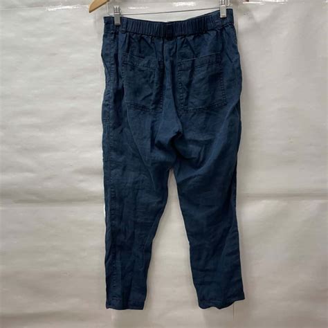 Country Road Womens Size 6 Navy Blue Linen Pants