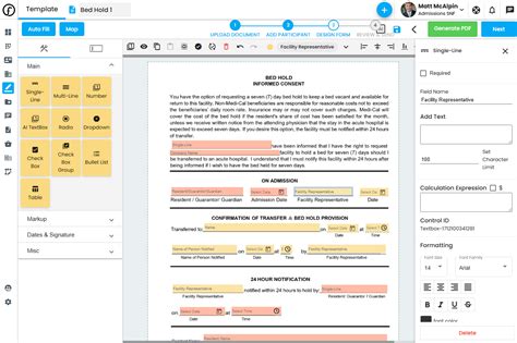 Image result for PDF Form Example