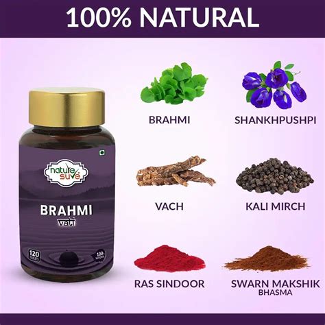 Nature Sure Brahmi Vati 120N for Memory and Concentration