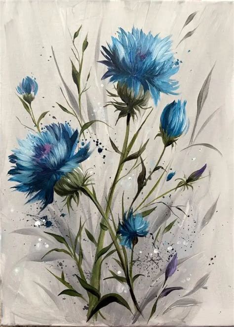 ? Join Brush Party with Samantha to paint Cornflower Power in Swindon ...