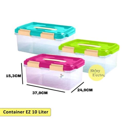 Jual Box Container EZY 10 Liter Tempat Penyimpanan Storage Box ...