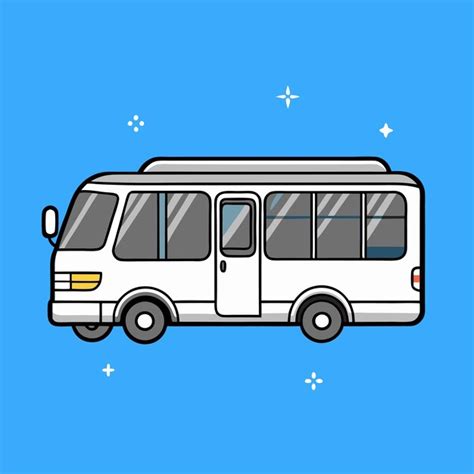Bus cartoon icon illustration | Premium AI-generated vector