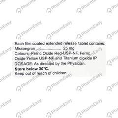 Msn Mirabig S 25mg Strip Of 10 Tablets: Uses, Side Effects, Price ...