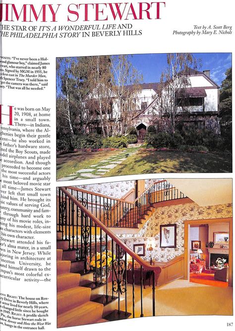 "Architectural Digest Hollywood at Home" April 1998