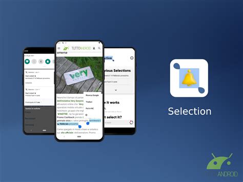 Selection trasforma in notifica qualsiasi testo selezionato