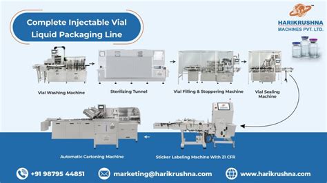Liquid Vial Packaging Line Manufacturer, Supplier from Ahmedabad