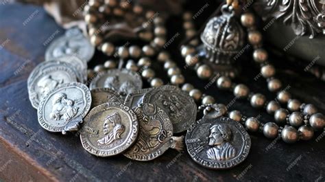 Premium Photo | 30 pieces of silver a payment to Judas Iscariot from ...