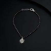 Surya Mangalsutra Bracelet | House of Aadyaa | 92.5 Silver Jewelry