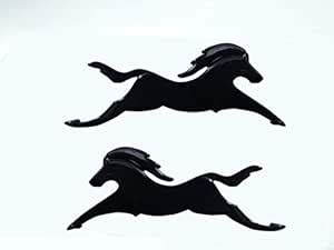 Vinyl Rkt Apache Horse Bike Logo Black Colour Sticker Emblem Monogram ...