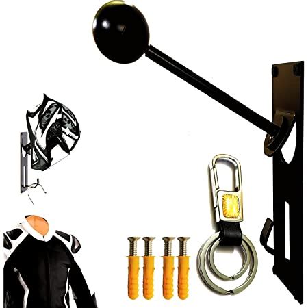 Metal Craft Customs Helmet and Jacket Hanger, Helmet Holder, Wall Mount ...