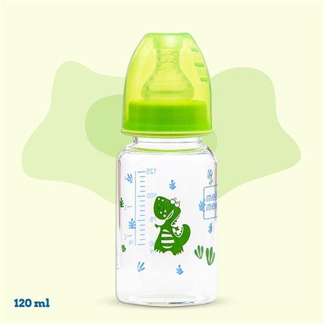 Buy Premium Glass Feeding Bottle with Anti-Colic Teat online in India ...