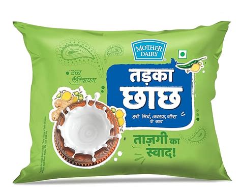 MOTHER DAIRY PROBIOTIC TADKA CHACH Pouch 250ML : Amazon.in: Grocery ...