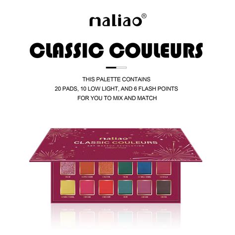 Maliao Classic Couleurs 36 Colors Art Makeup Revolution Palette