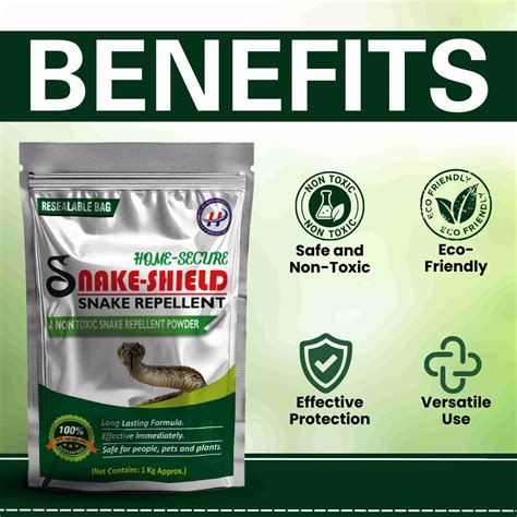 Home-Secure Snake Shield Snake Repellent Powder (1Kgs x 2) : Non Toxic ...