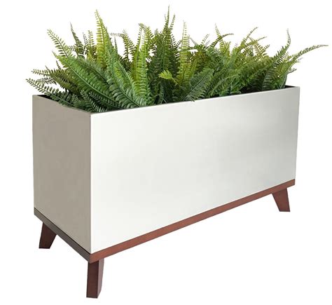 Madeira Rectangle Planter with Base | Rectangle planters, Planter pots ...
