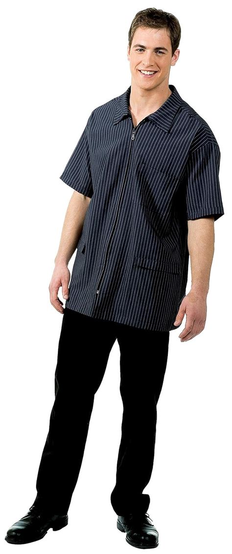 Betty Dain Signature MVP Barber Jacket, Navy with White Stripes, 2x, 1 ...