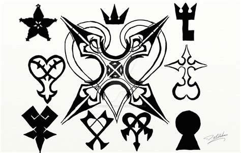 Kingdom Hearts Symbols by AncientWisemon on DeviantArt