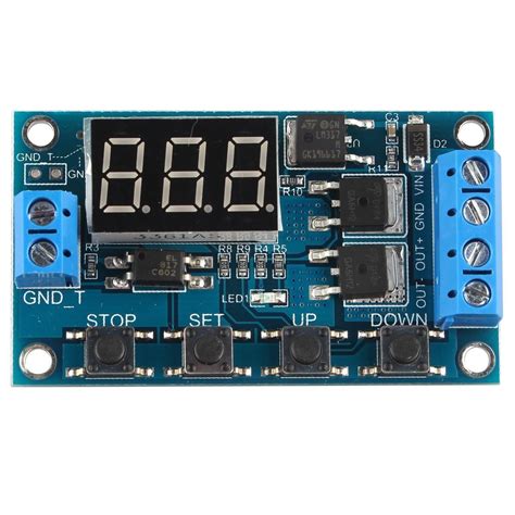 Trigger Cycle Timer Delay Switch Circuit Dual Mos Tube Control ...