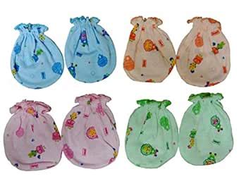 Buy Honey's Baby Mittens for Boys and Girls (0-6 Month, Multicolor ...