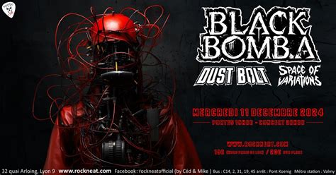 BLACK BOMB A + DUST BOLT + SPACE OF VARIATIONS, ROCK N EAT official(by ...