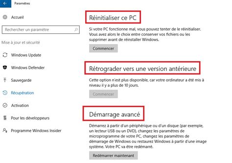 Comment Reinitialiser Dans Windows 10 的图像结果