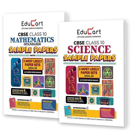 Educart CBSE Class 10 Sample Papers Bundle (2024-25) - Science ...