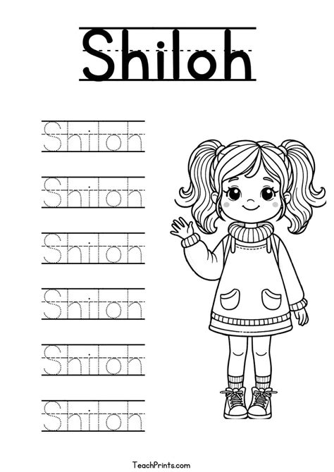 S Name Tracing Worksheets – 48 Names (Free & Printable) - Teach Prints