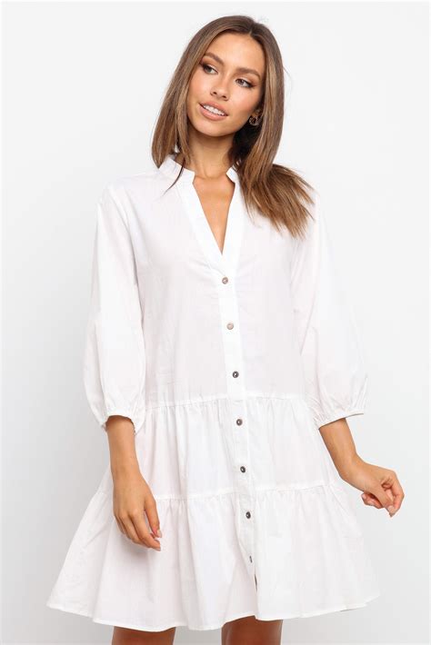 Taffu Dress - White | Casual dresses for women, Shop casual dresses ...